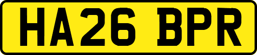 HA26BPR