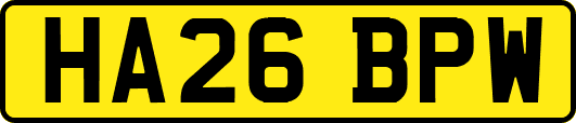 HA26BPW