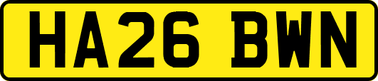 HA26BWN