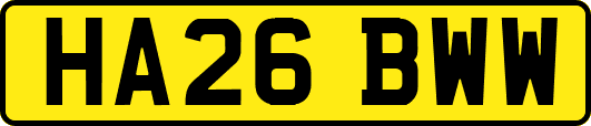 HA26BWW