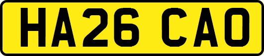 HA26CAO