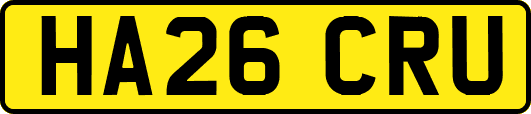 HA26CRU