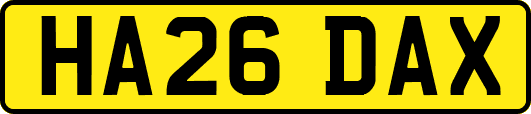 HA26DAX