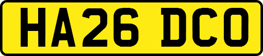 HA26DCO