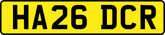 HA26DCR