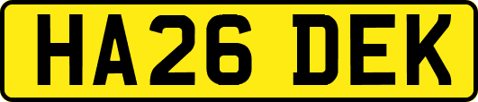 HA26DEK