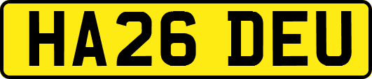 HA26DEU