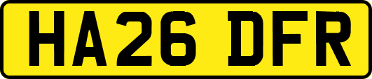 HA26DFR