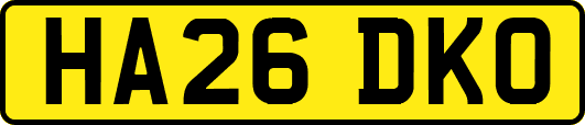 HA26DKO