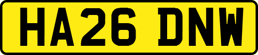 HA26DNW