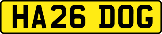 HA26DOG