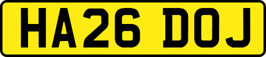 HA26DOJ