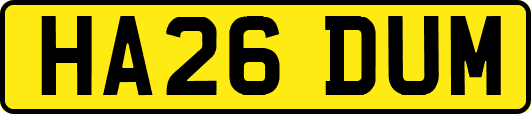 HA26DUM