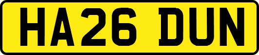 HA26DUN