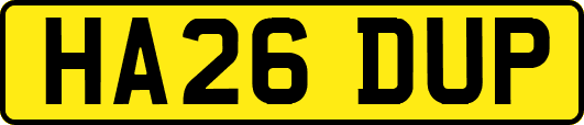 HA26DUP