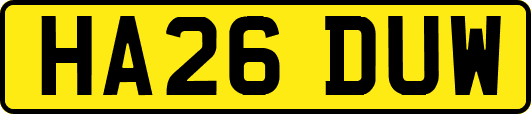 HA26DUW