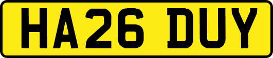 HA26DUY