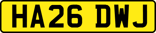 HA26DWJ