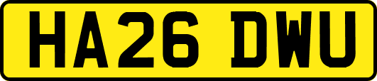 HA26DWU