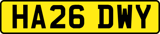 HA26DWY