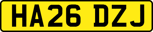 HA26DZJ