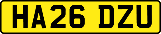HA26DZU