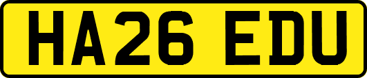 HA26EDU