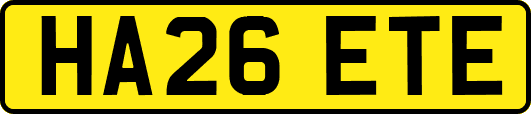 HA26ETE