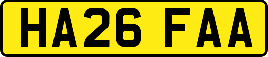 HA26FAA
