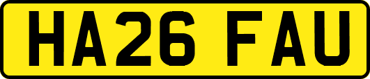 HA26FAU