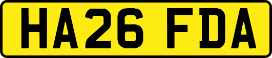 HA26FDA