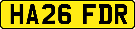 HA26FDR