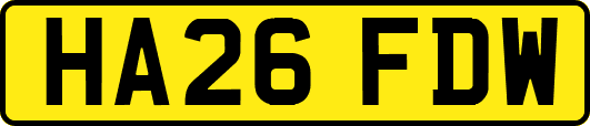 HA26FDW