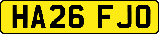 HA26FJO