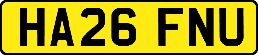HA26FNU
