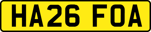 HA26FOA