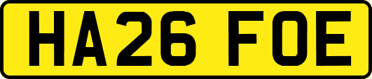 HA26FOE