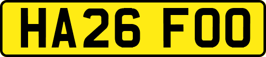 HA26FOO