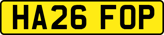 HA26FOP