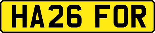 HA26FOR