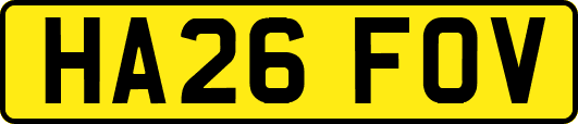 HA26FOV