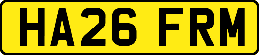 HA26FRM