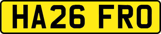 HA26FRO