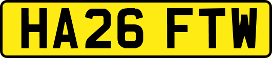 HA26FTW