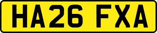 HA26FXA