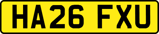 HA26FXU