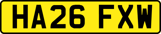 HA26FXW