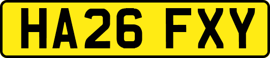 HA26FXY