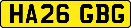HA26GBG