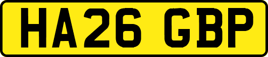 HA26GBP
